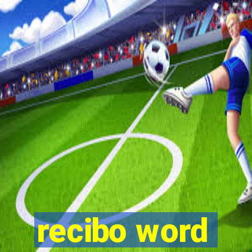 recibo word